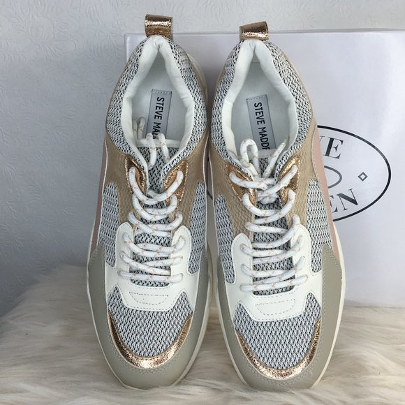 NIB Steve Madden Shirli Sneakers Size 9.5 - Picture 3 of 9